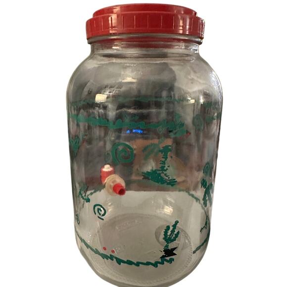 Sun Tea Glass Beverage Dispenser, Vintage, Retro 90's - Picture 3 of 3